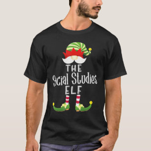 Elf-Gruppe Weihnachten Pajama-Party T-Shirt