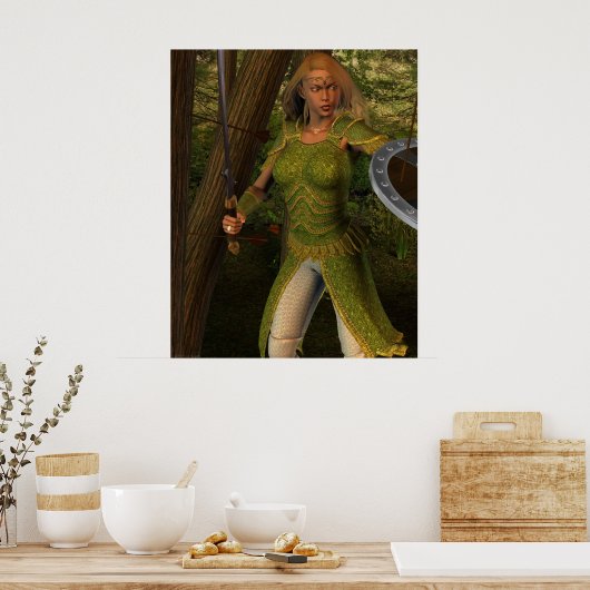 Elf Guardian Poster (Küche)