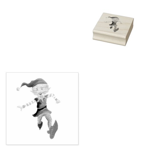 Elf Gummistempel (Stempel)