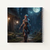 Elf Hardcover Notizblock (Rückseite)