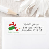 Elf Hat Christmas Return Address Label (Insitu)