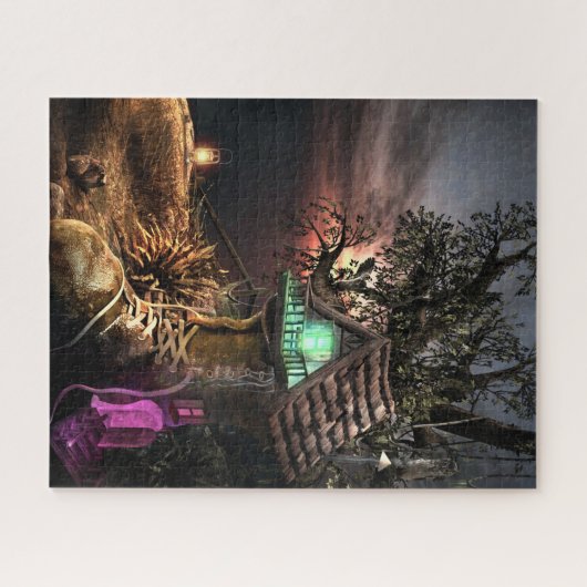 Elf-Haus Puzzle (Horizontal)