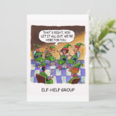 ELF HELP GROUP FEIERTAGSKARTE (Stehend Vorderseite)
