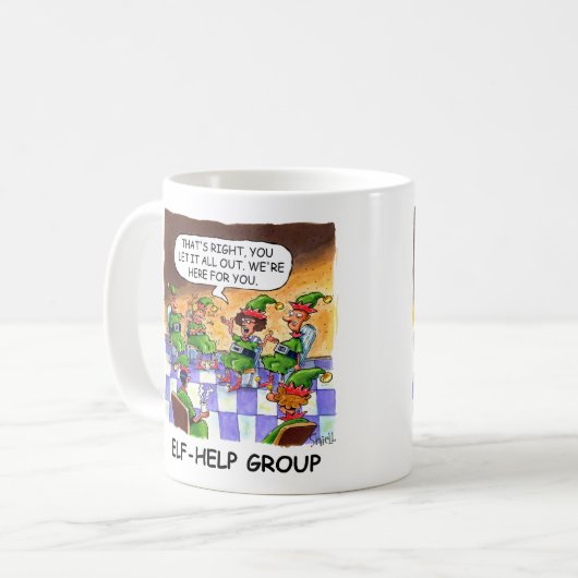 Elf-Help Group Kaffeetasse (Vorderseite Links)