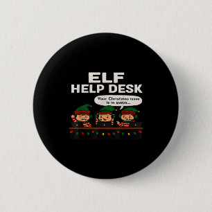 Elf-Hilfebereich Weihnachten Tech-Unterstützung Lu Button