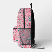 Elf Holiday Candy Pattern Bedruckter Rucksack (Rechts)