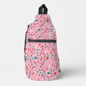 Elf Holiday Candy Pattern Crossbody Bag (Vorderseite)