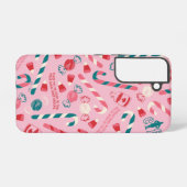 Elf Holiday Candy Pattern Samsung Galaxy Hülle (Rückseite (Horizontal))