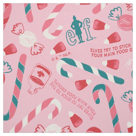 Elf Holiday Candy Pattern Stoff (Muster)