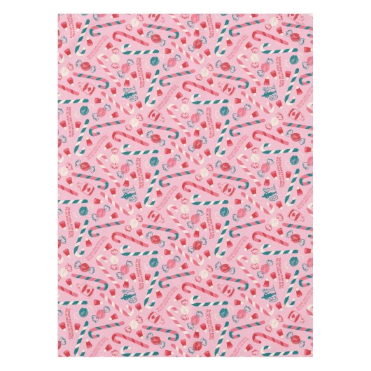 Elf Holiday Candy Pattern Tischdecke (Vorderseite)