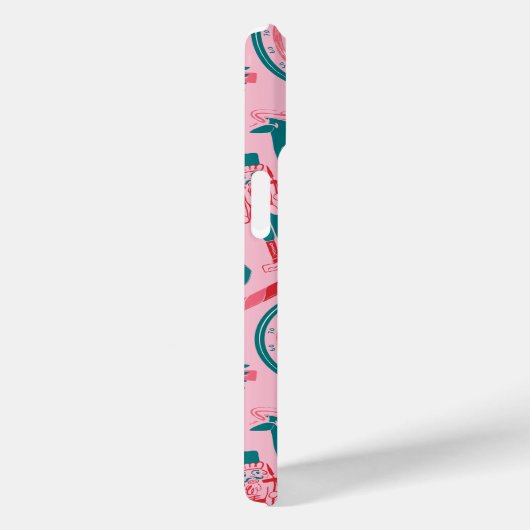 Elf Holiday Gerahmt Icon Muster Case-Mate iPhone Hülle (Rückseite / Rechts)