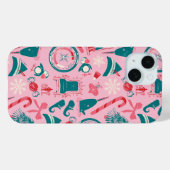 Elf Holiday Gerahmt Icon Muster Case-Mate iPhone Hülle (Rückseite (Horizontal))