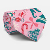 Elf Holiday Gerahmt Icon Muster Krawatte (Gerollt)