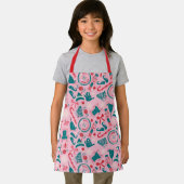 Elf Holiday Gerahmt Icon Muster Schürze (Insitu)