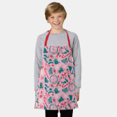 Elf Holiday Gerahmt Icon Muster Schürze (Getragen)