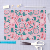 Elf Holiday Gerahmt Icon Muster Seidenpapier (Handwerk)