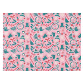 Elf Holiday Gerahmt Icon Muster Tischdecke (Vorderseite (Horizontal))