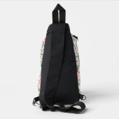Elf Holiday Icon Muster Crossbody Bag (Rückseite)