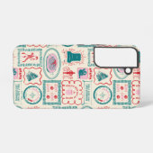 Elf Holiday Icon Muster Samsung Galaxy Hülle (Rückseite (Horizontal))