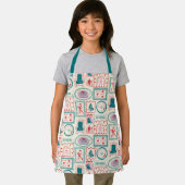 Elf Holiday Icon Muster Schürze (Insitu)