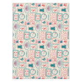 Elf Holiday Icon Muster Tischdecke (Vorderseite)