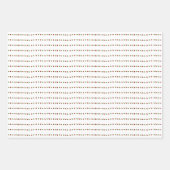 Elf HOLLY JOLLY CHRISTMAS Dots Stripes Geschenkpapier Set (Vorderseite 2)
