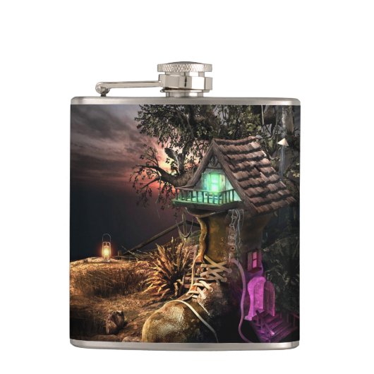 Elf House Flachmann (Vorderseite)