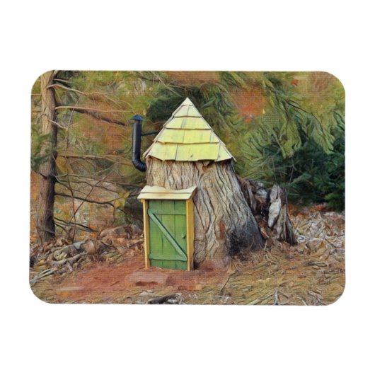 Elf House Magnet (Horizontal)