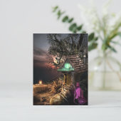 Elf House Postkarte (Stehend Vorderseite)