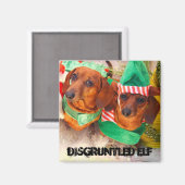 Elf Hund Magnet (Vorderseite/Rückseite)