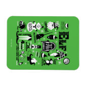 Elf Icons und Movie Quotes Magnet (Horizontal)