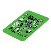 Elf Icons und Movie Quotes Magnet (Linke Seite)