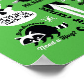 Elf Icons und Movie Quotes Poster (Ecke)