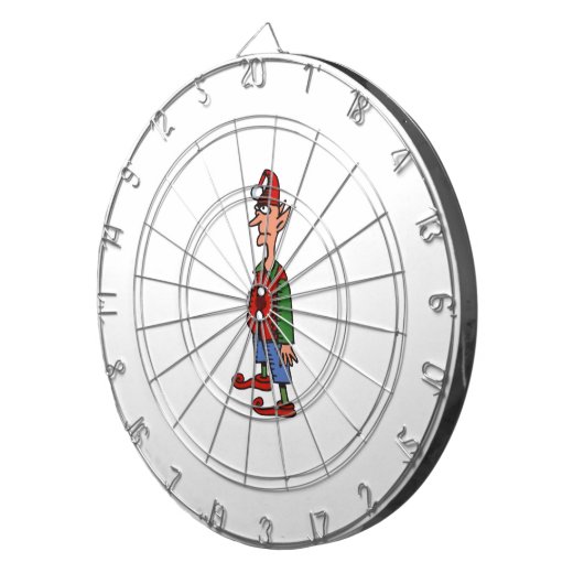 Elf im Aufmerksamkeitsdartboard Dartscheibe (Vorderseite rechts)