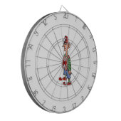 Elf im Aufmerksamkeitsdartboard Dartscheibe (Vorderseite Links)