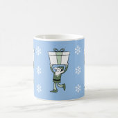 Elf im Retro-Stil Kaffeetasse (Mittel)