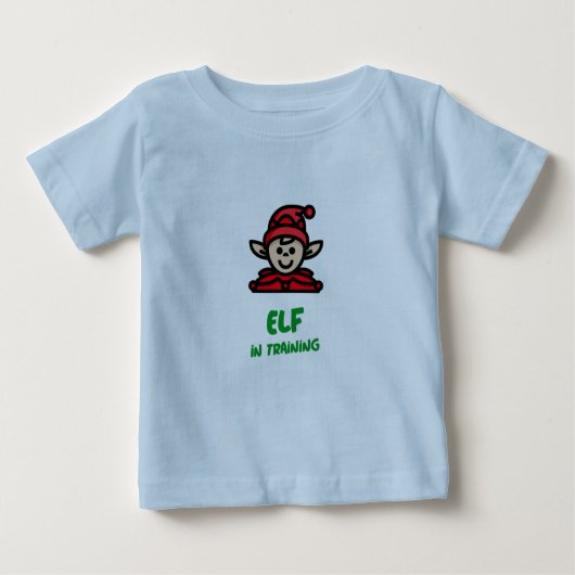 Elf in Ausbildung Baby T-shirt (Vorderseite)
