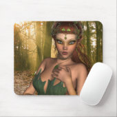 Elf in der Holz-Mausunterlage Mousepad (Mit Mouse)