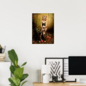 Elf in der Woods Fantasy Artwork Poster (Heimbüro)