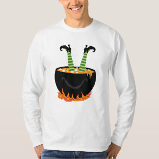 Elf in kochendem Wasser Halloween-Geschenk T-Shirt