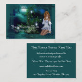 Elf-Insel-Fantasie-Visitenkarten Visitenkarte (Vorne/Hinten)