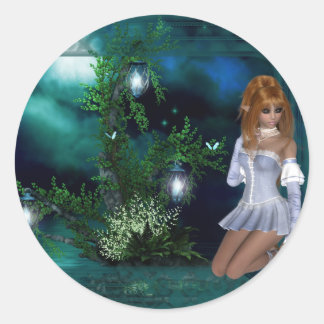 Elf Island Fantasy Blank Stickers