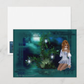Elf Island Fantasy Design Postkarte (Vorne/Hinten)