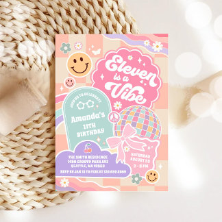 Elf ist eine Stimmung Cloud Regenbogen Disco 11. G Einladung