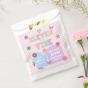 Elf ist eine Vibe Preppy Patch 11. Geburtstagspart Geschenktütchen