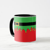 Elf Jingle! Niedlicher Urlaub Tasse (Vorderseite Links)