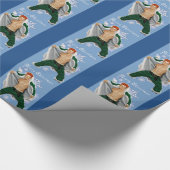 Elf-Junge Geschenkpapier (Ecke)