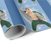 Elf-Junge Geschenkpapier (Rolleneckpunkt)