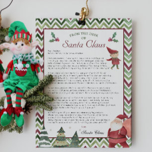 Elf Jungen   Rentner-Brief Weihnachten Schreibtisc Einladung