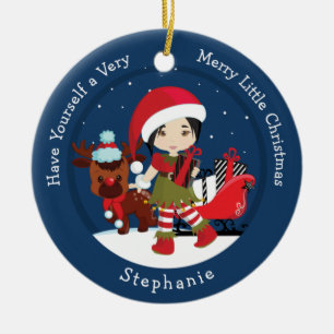 Elf Keramik Ornament